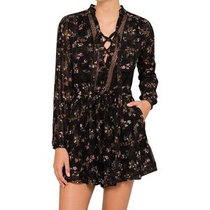 Zimmermann Radiate Tie Up Playsuit size 1